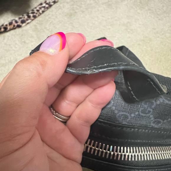 Gucci Web Ophidia backpack in GG supreme canvas and leather - Picture 13 of 14